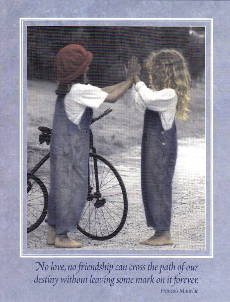 FOREVER FRIENDS by Karen Dvorak - Leanin' Tree Collectors' Card FRL22430