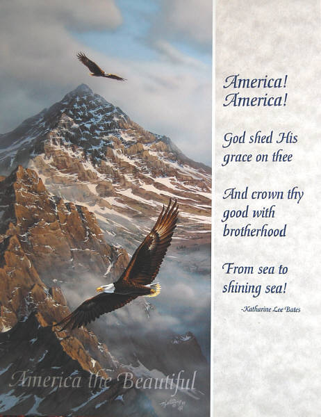 Leanin' Tree Collectors' Card FRL22610 THE FREEDOM'S WING by Rick Kelley