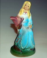 CANDLE HOLDER SNOW MAIDEN