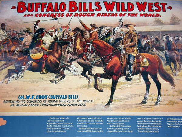 Colonel W. F. Cody-Buffalo Bill. Buffalo Bill's Wild West & Congress of Rough Riders of the World, 1990. Credit: Denver Public Library.