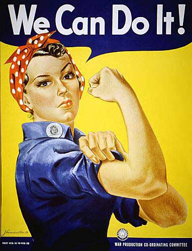 We Can Do It! Tin Sign