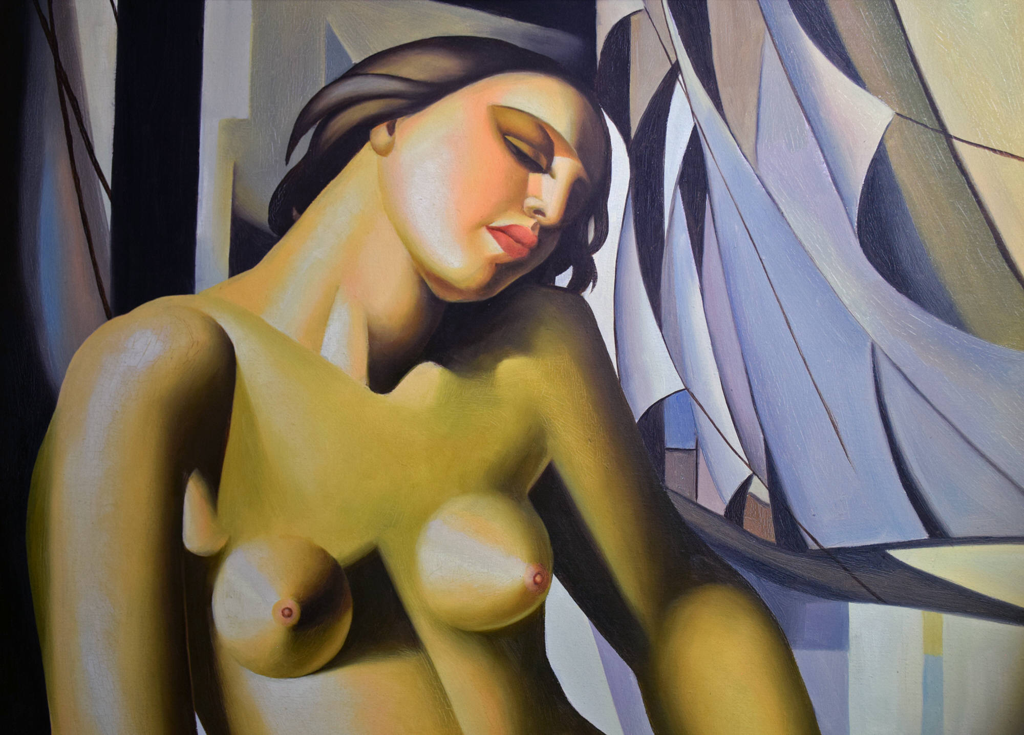 S. Alexander. Nude portrait of a woman. Detail (top.)