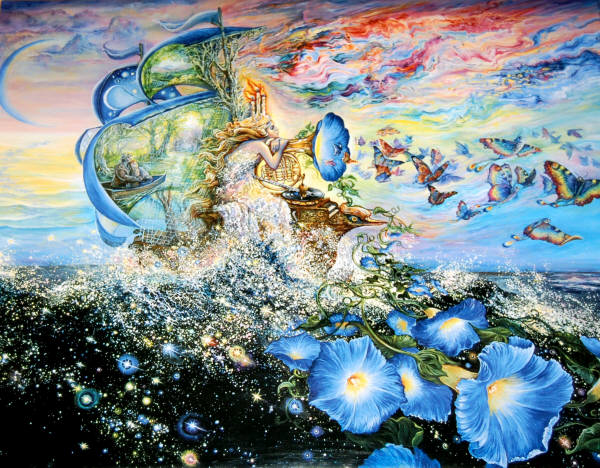 Andromeda's Quest . Leanin' Tree Poster SKP30033. Art by Josephine Wall.