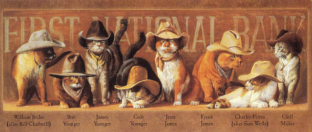 Cowboy Cats by Bryan Moon