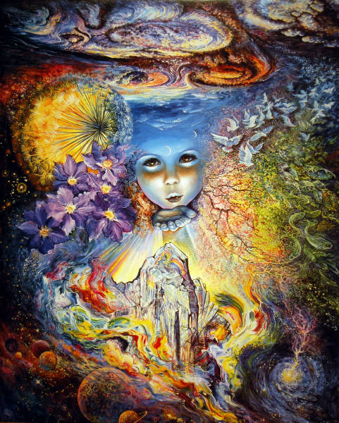 Child of the Universe art print. Artist Josephine Wall. 16