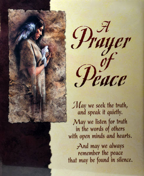 2000 GIFTS :: Embracing Peace :: Leanin' Tree poster print by Lee Bogle