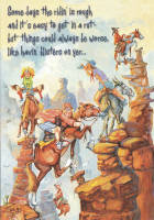 Leanin' Tree Encouragement Greeting Card ECT19857 by Boots Reynolds