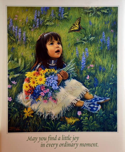 2000 GIFTS :: Little Butterfly :: Leanin' Tree poster print by Karen Noles.