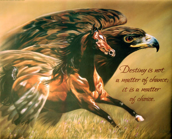 Spirits Take Flight. Artist Kim McElroy. Leanin' Tree Poster SKP904.