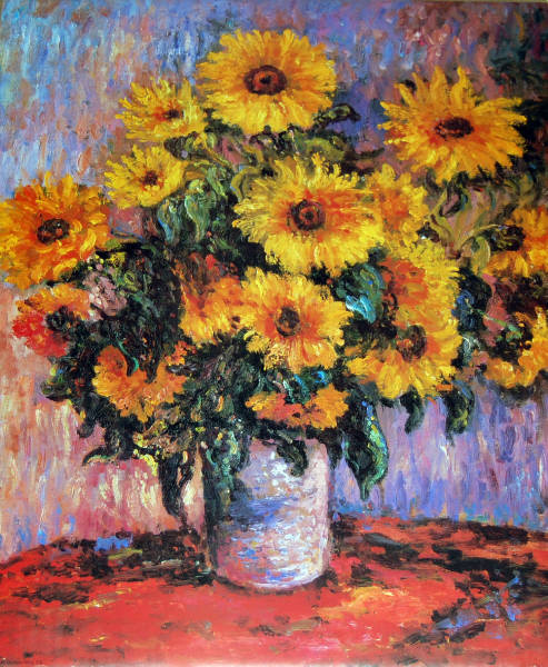 Sunflowers. Impact Images poster #20577. Art by Claude Monet.