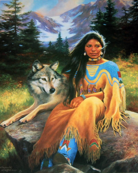 Windsong. Leanin' Tree poster SKP30907. Art by Carole Coffman. 