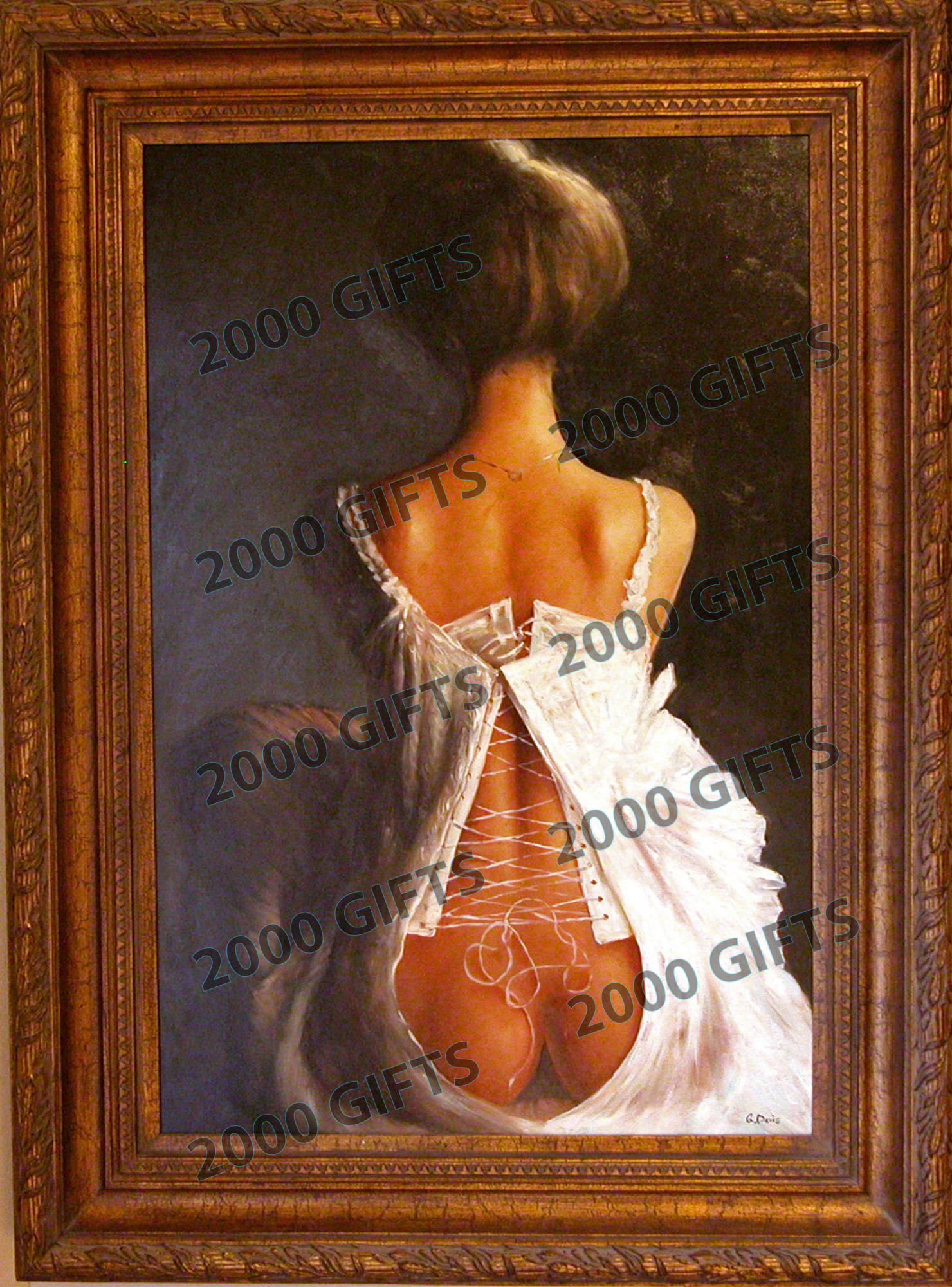 G. Davis: Woman in Corset.